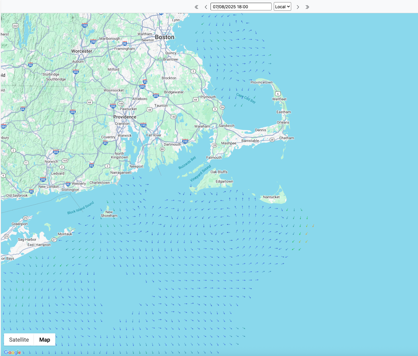 HF radar coverage pre-NAUS HF radar rehabilitation