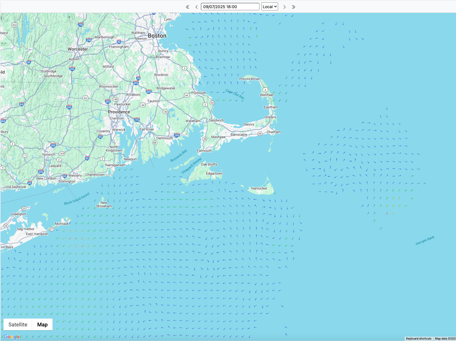HF radar coverage post-NAUS HF radar rehabilitation